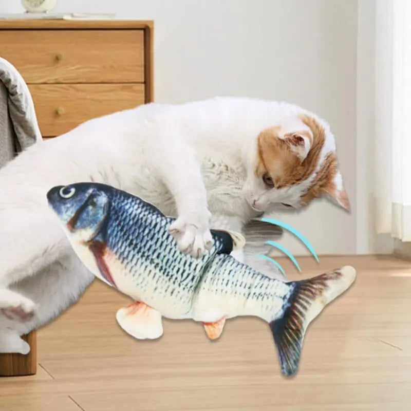 Brinquedo Pet - Peixe Interativo para Gato e Cachorro