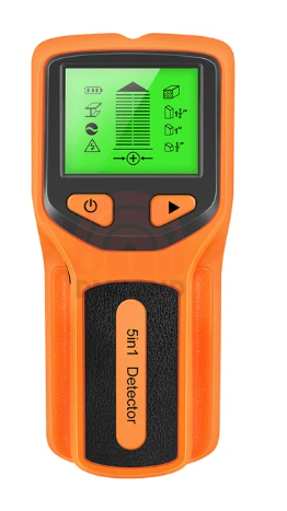 Scanner Profissional de Parede - 5 em 1 (Metais, PVC, Madeira e Fiação)